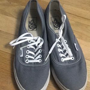 Barely worn grey vans
